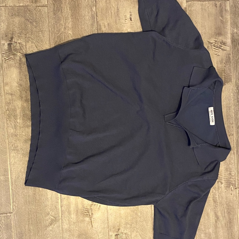 Navy Blue Short Sleeve Polo Shirt